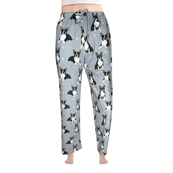 Boston Terrier Lounge Pants - Picture 1 of 1